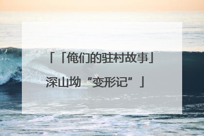 「俺们的驻村故事」深山坳“变形记”