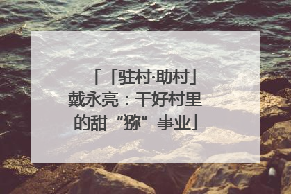「驻村·助村」戴永亮：干好村里的甜“猕”事业