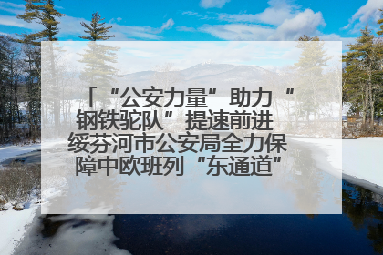 “公安力量”助力“钢铁驼队”提速前进 绥芬河市公安局全力保障中欧班列“东通道”绥芬河隧道贯通