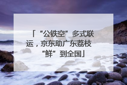 “公铁空”多式联运，京东助广东荔枝“鲜”到全国