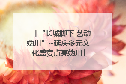 “长城脚下 艺动妫川”~延庆多元文化盛宴点亮妫川