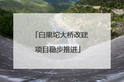 白果坨大桥改建项目稳步推进