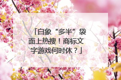 白象“多半”袋面上热搜！商标文字游戏何时休？