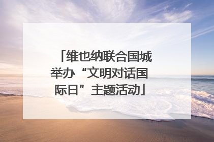 维也纳联合国城举办“文明对话国际日”主题活动