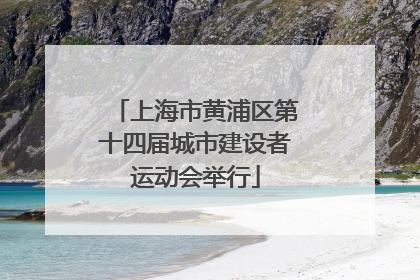 上海市黄浦区第十四届城市建设者运动会举行