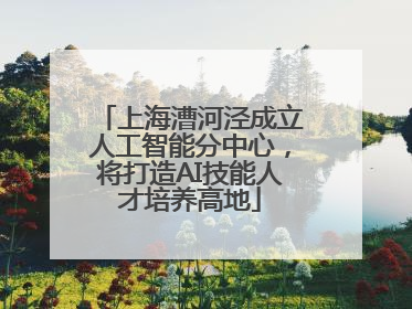 上海漕河泾成立人工智能分中心，将打造AI技能人才培养高地