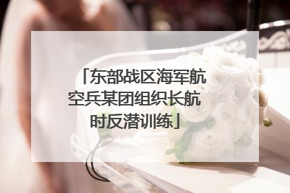 东部战区海军航空兵某团组织长航时反潜训练