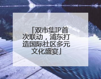 双市集IP首次联动，浦东打造国际社区多元文化盛宴