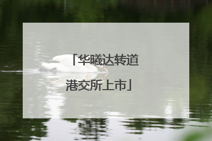 华曦达转道港交所上市