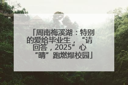 周南梅溪湖：特别的爱给毕业生，“请回答，2025”心“晴”跑燃爆校园