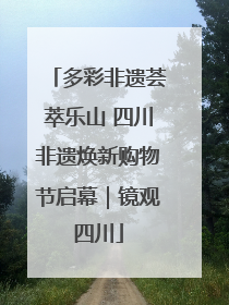 多彩非遗荟萃乐山 四川非遗焕新购物节启幕｜镜观四川