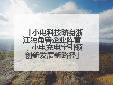 小电科技跻身浙江独角兽企业阵营，小电充电宝引领创新发展新路径