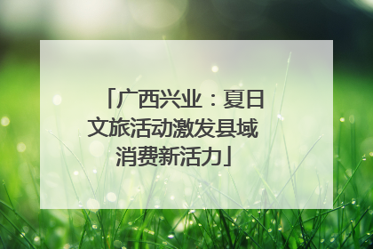 广西兴业：夏日文旅活动激发县域消费新活力