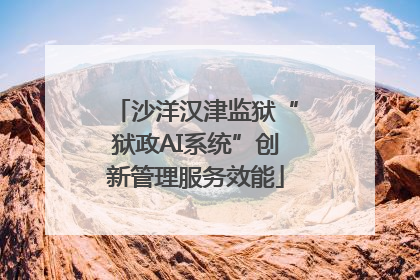 沙洋汉津监狱“狱政AI系统”创新管理服务效能