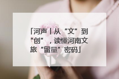 河声丨从“文”到“创”，读懂河南文旅“留量”密码