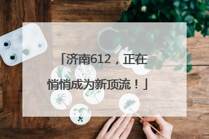 济南612，正在悄悄成为新顶流！