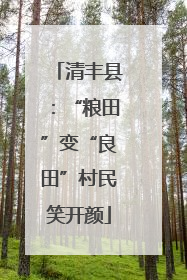 清丰县：“粮田”变“良田”村民笑开颜