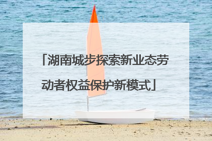 湖南城步探索新业态劳动者权益保护新模式