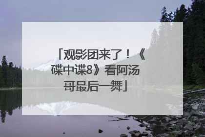 观影团来了！《碟中谍8》看阿汤哥最后一舞