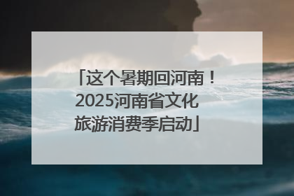这个暑期回河南！2025河南省文化旅游消费季启动