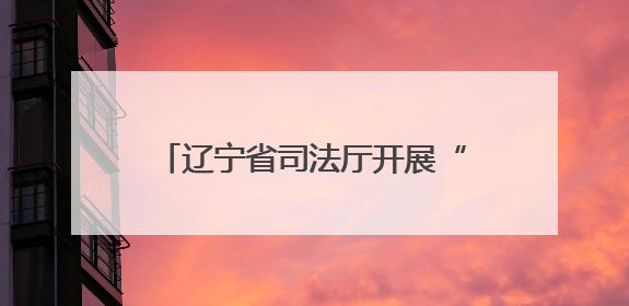 辽宁省司法厅开展“公证规范优质”行动