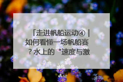 走进帆船运动④｜如何看懂一场帆船赛？水上的“速度与激情”同样精彩
