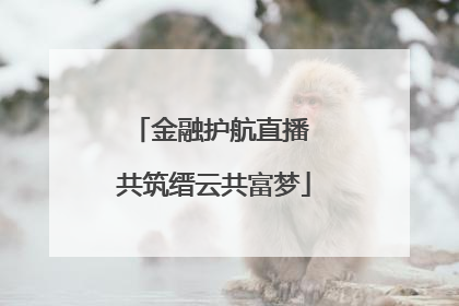 金融护航直播 共筑缙云共富梦