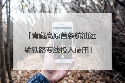 青藏高原首条航油运输铁路专线投入使用