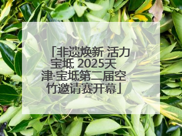 非遗焕新 活力宝坻 2025天津·宝坻第二届空竹邀请赛开幕