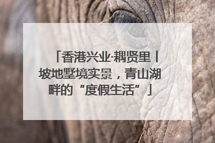 香港兴业·耦贤里丨坡地墅境实景，青山湖畔的“度假生活”