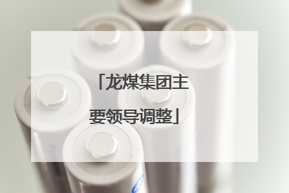 龙煤集团主要领导调整