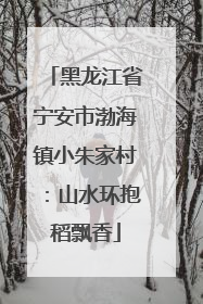 黑龙江省宁安市渤海镇小朱家村：山水环抱稻飘香