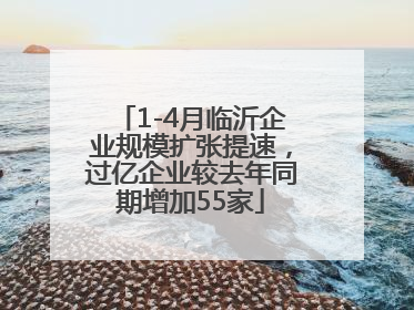 1-4月临沂企业规模扩张提速，过亿企业较去年同期增加55家