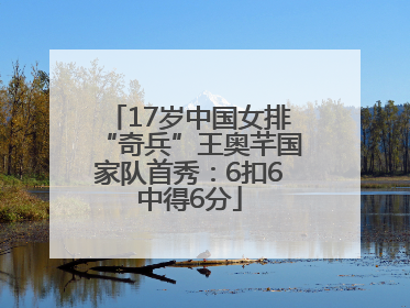 17岁中国女排“奇兵”王奥芊国家队首秀：6扣6中得6分