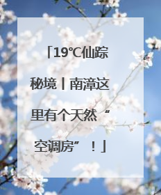 19℃仙踪秘境丨南漳这里有个天然“空调房”！