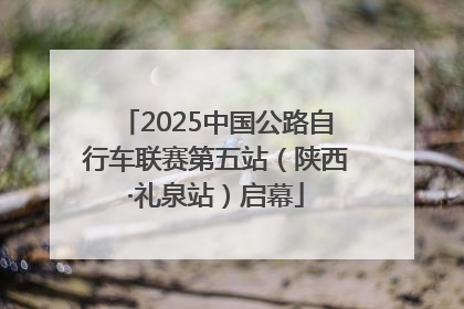 2025中国公路自行车联赛第五站（陕西·礼泉站）启幕