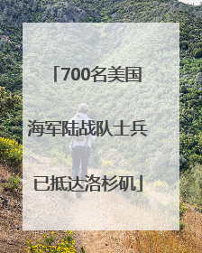 700名美国海军陆战队士兵已抵达洛杉矶