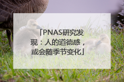 PNAS研究发现：人的道德感，或会随季节变化